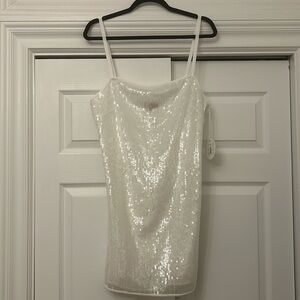 STAUD NWT Minnie Sequin Dress